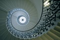 The Tulip Stairs, QueenÃ¢â¬â¢s House, Greenwich, England Royalty Free Stock Photo